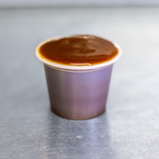 Steak Sauce Cup.