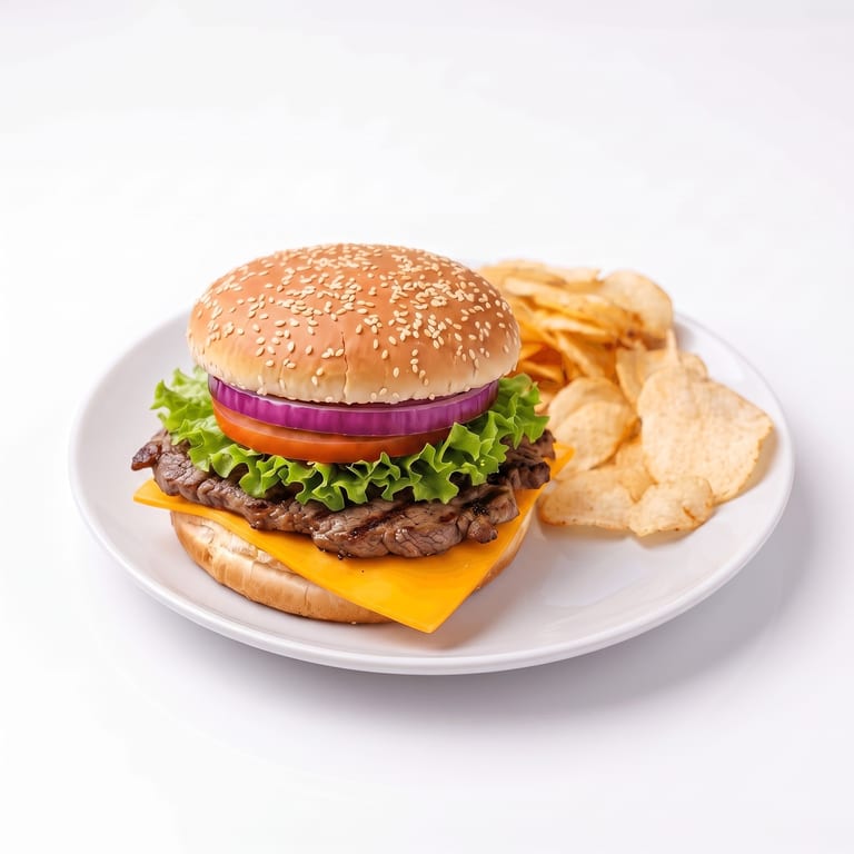 Indulge in Our Cheeseburger