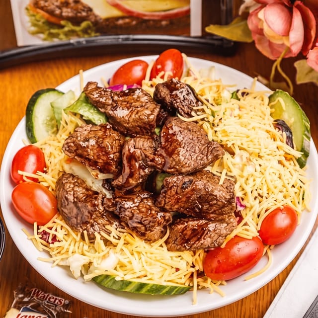 Grilled Sirloin Tip Garden Salad.